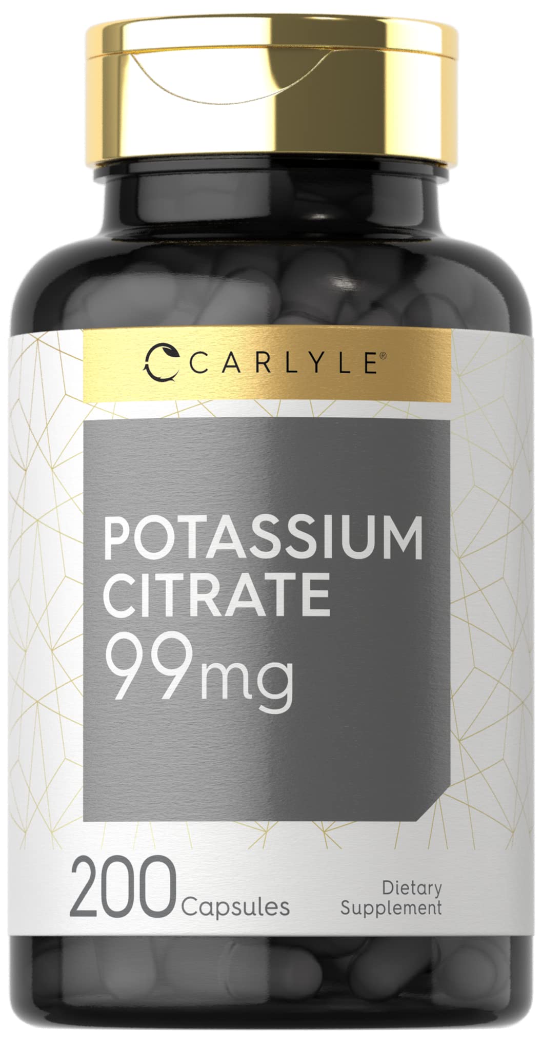 Foto 2 pulgar | Citrato de Potasio 99 Mg Carlyle  200 Cápsulas - Venta Internacional