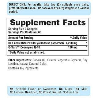 Foto 7 | Suplemento Puritan's Pride Q-Sorb Co Q-10 Plus de Arroz de Levadura Roja - Venta Internacional