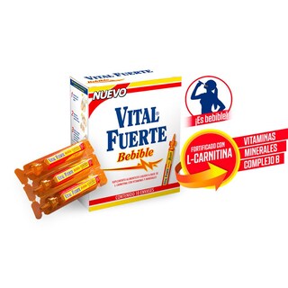 Foto 3 | Suplemento Vital Fuerte Bebible 10 Piezas