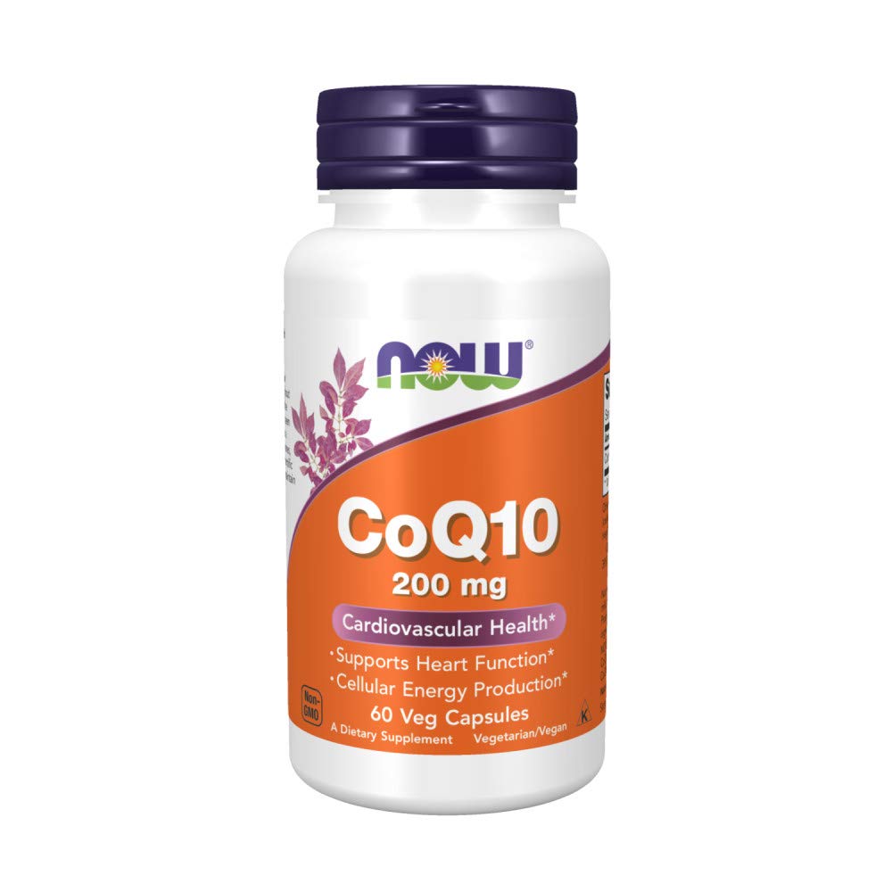 Suplemento Now Coq10 (coenzima Q10) 200 Mg 60 Cápsulas Vegetarianas - Venta Internacional