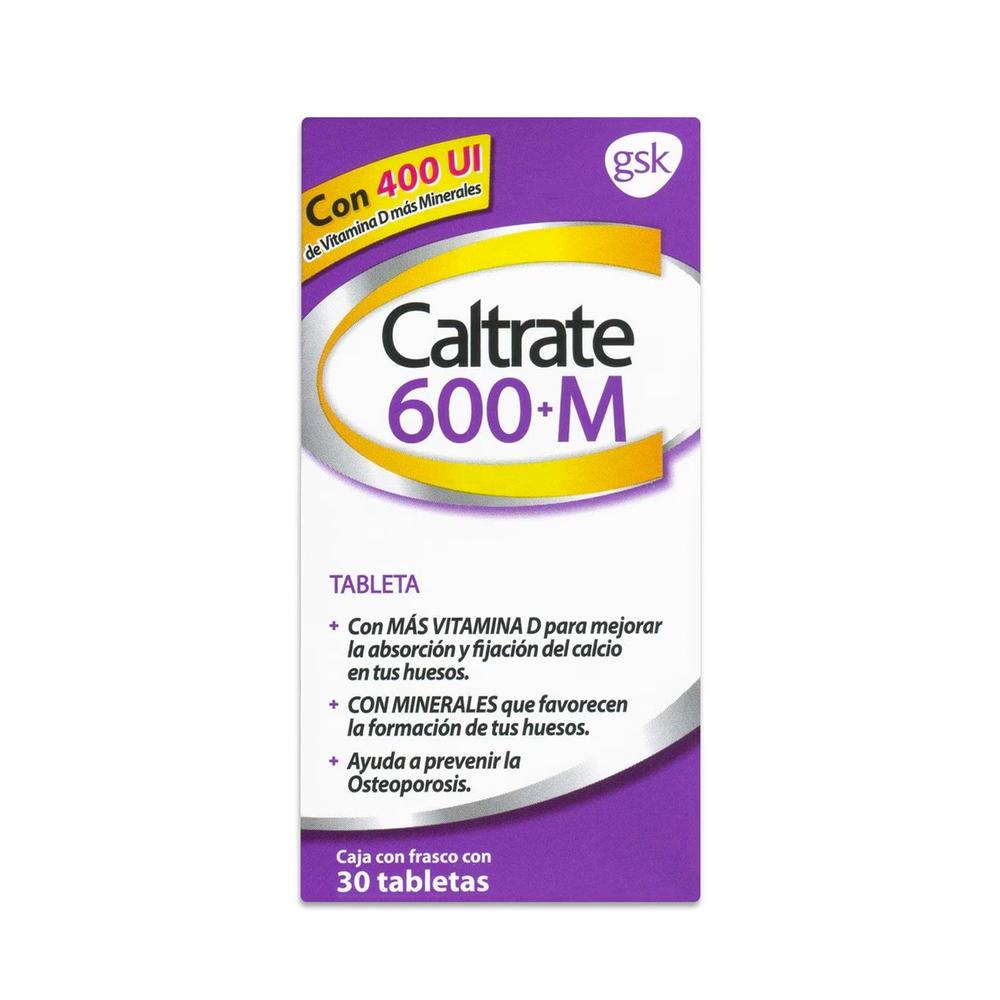 Foto 2 pulgar | Suplemento Caltrate 600 +M 30 Tabletas