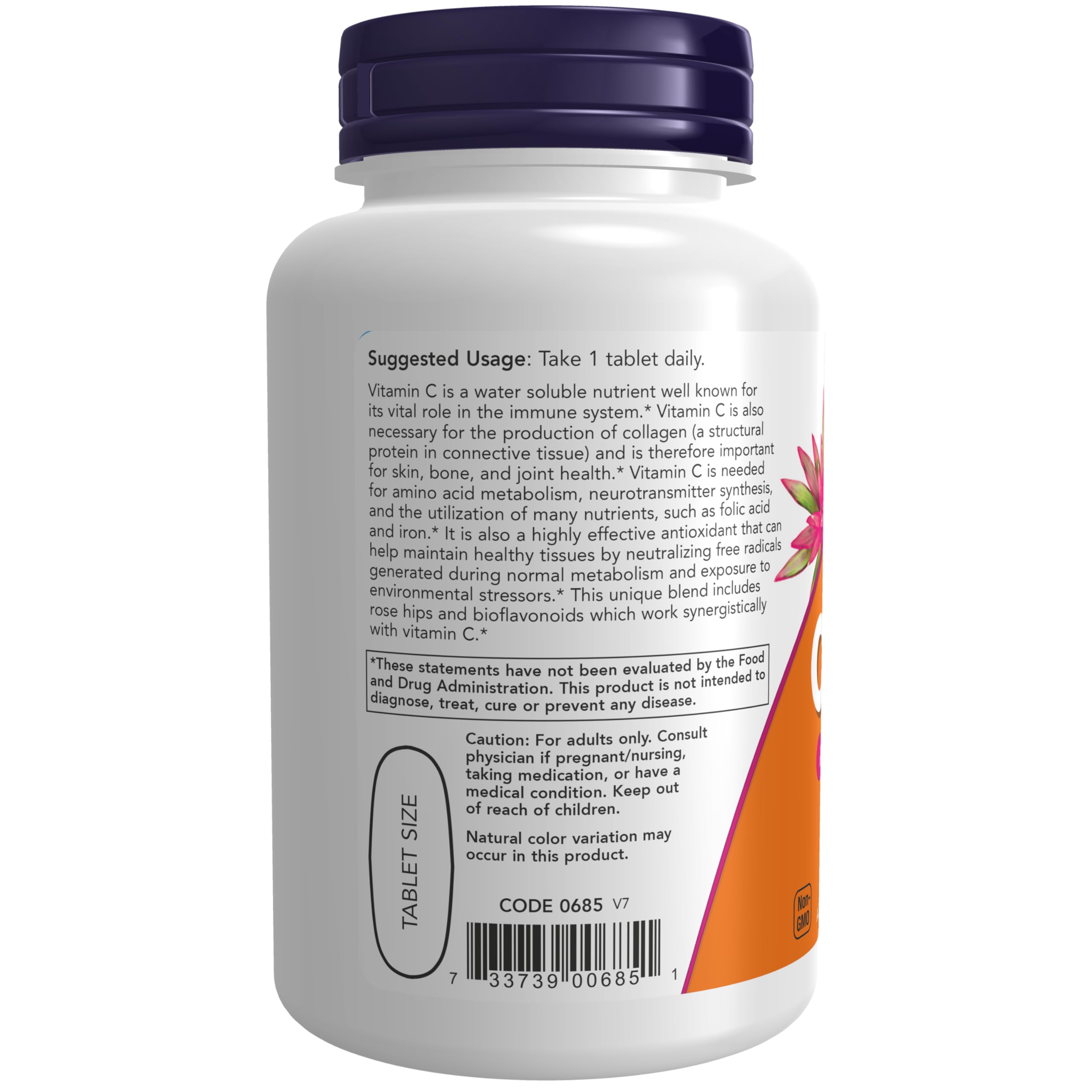 Foto 4 pulgar | Complemento La Vitamina C-1,000 Now Con Escaramujo Y Bioflavonoides - Venta Internacional