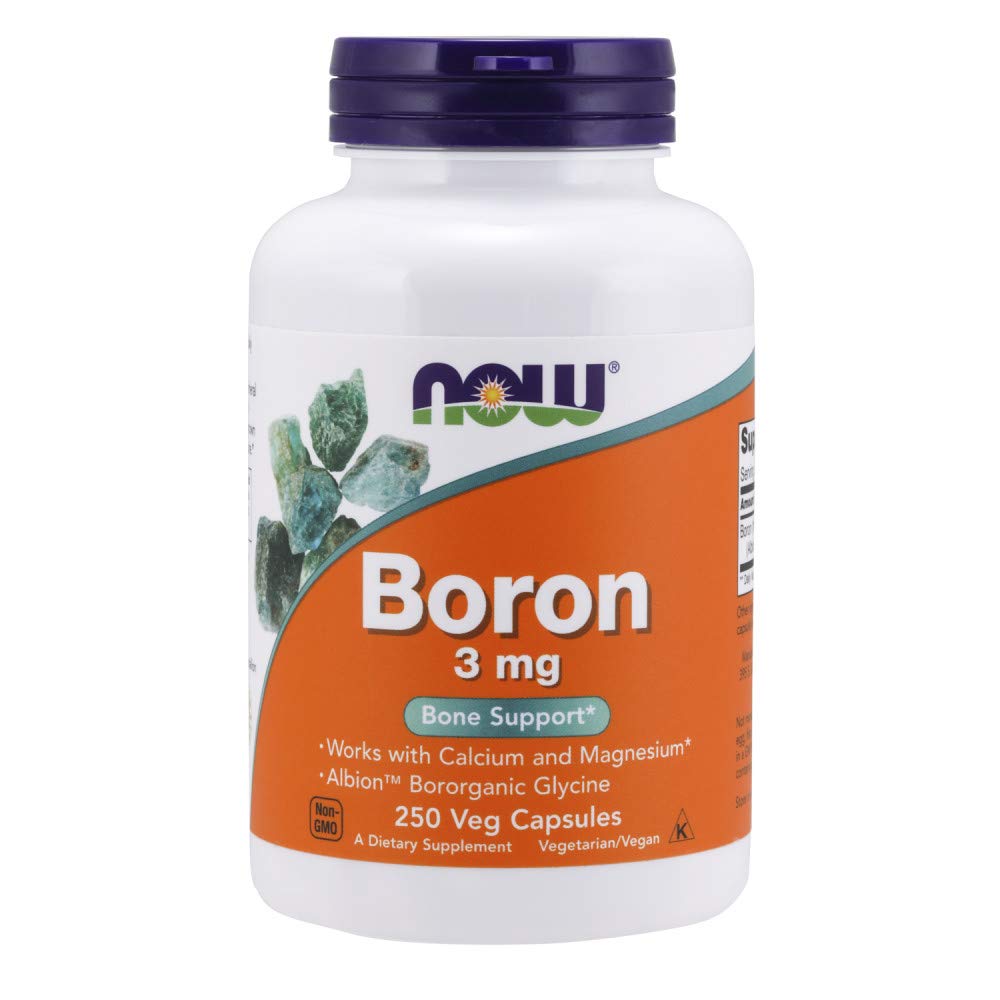 Foto 2 pulgar | Suplemento Now Boron 3 Mg Soporte Estructural 250 Cápsulas Vegetales - Venta Internacional