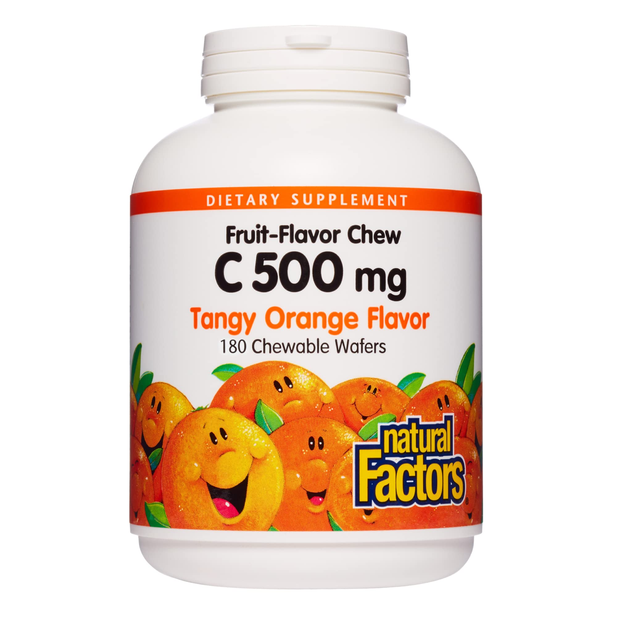 Foto 1 | Vitamina C Natural Factors Masticable 500 mg para Niños 180 Unidades - Venta Internacional