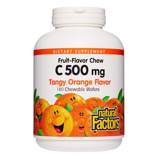 Foto 1 | Vitamina C Natural Factors Masticable 500 mg para Niños 180 Unidades - Venta Internacional