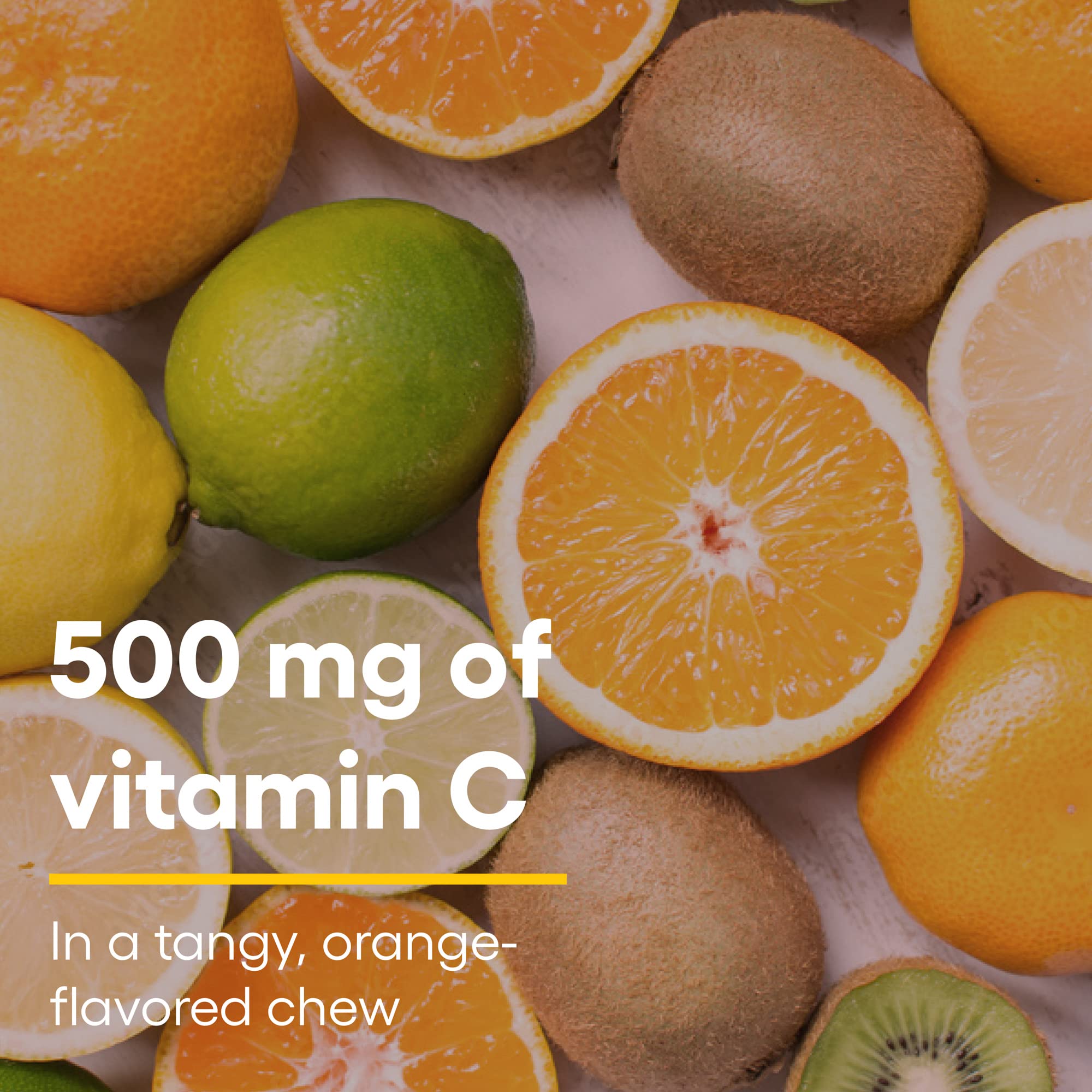 Foto 4 pulgar | Vitamina C Natural Factors Masticable 500 mg para Niños 180 Unidades - Venta Internacional