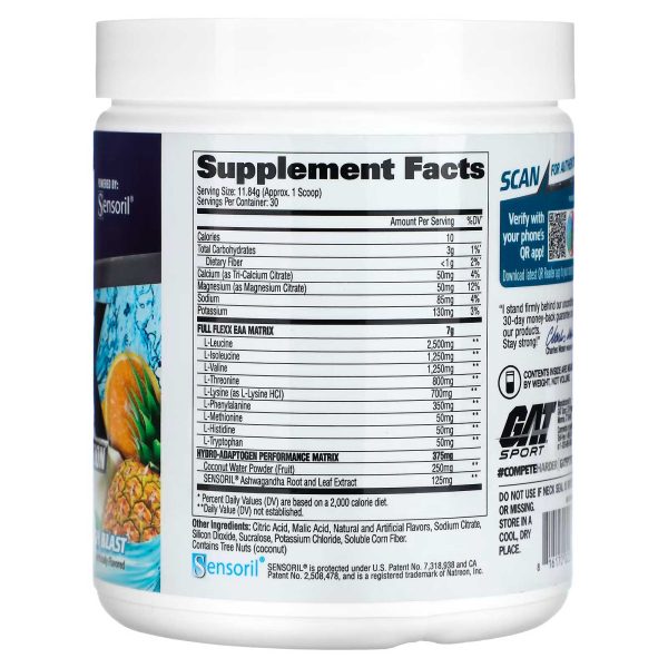 Foto 3 pulgar | Aminoácidos Esenciales Gat Sport Flex Eaas 30 Servicios Fruit Punch