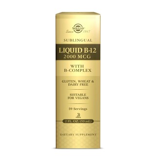 Foto 1 | Líquido Sublingual Solgar Con Vitamina B-12 2000 Mcg Con B-complex 5 - Venta Internacional