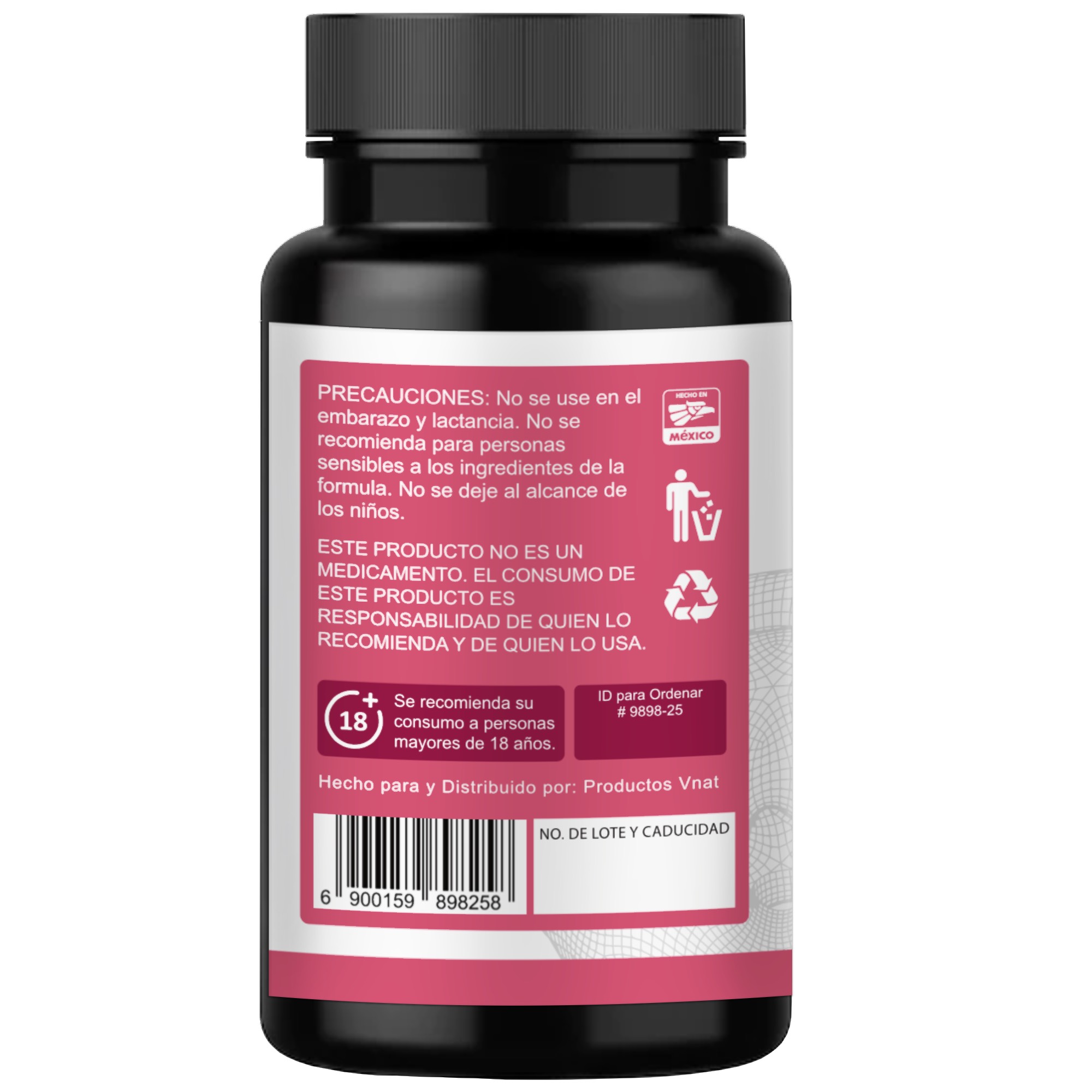 Foto 4 pulgar | Omega 3 Fish y Salmon Oil 1450mg Vnat 200 Cápsulas