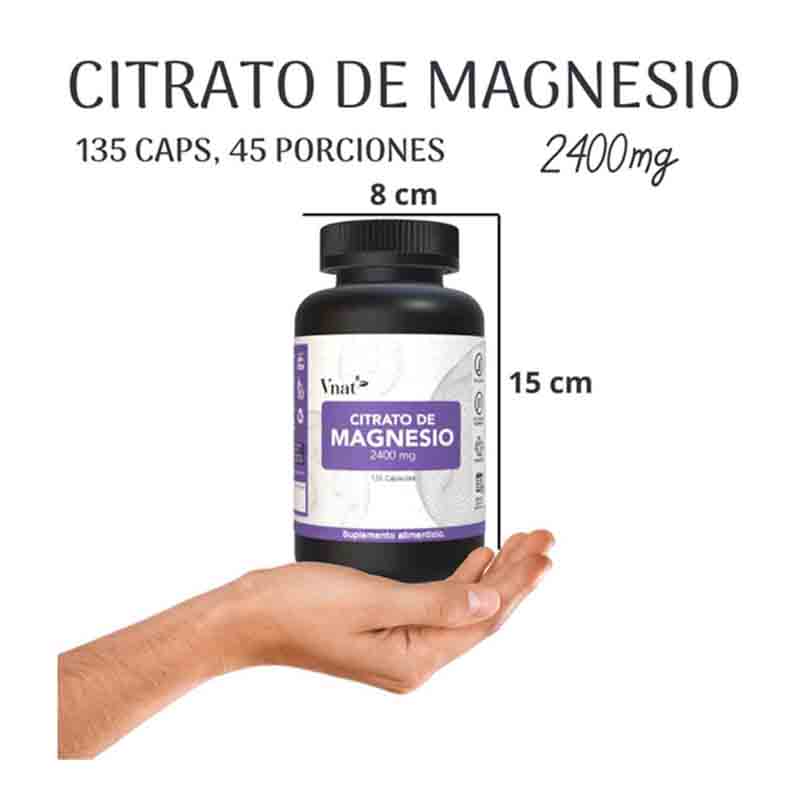 Foto 5 pulgar | Suplementos Vnat Citrato de Magnesio y Potasio 2 Piezas