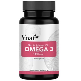 Foto 1 | Suplemento Vnat Omega 3 de 100 Cápsulas