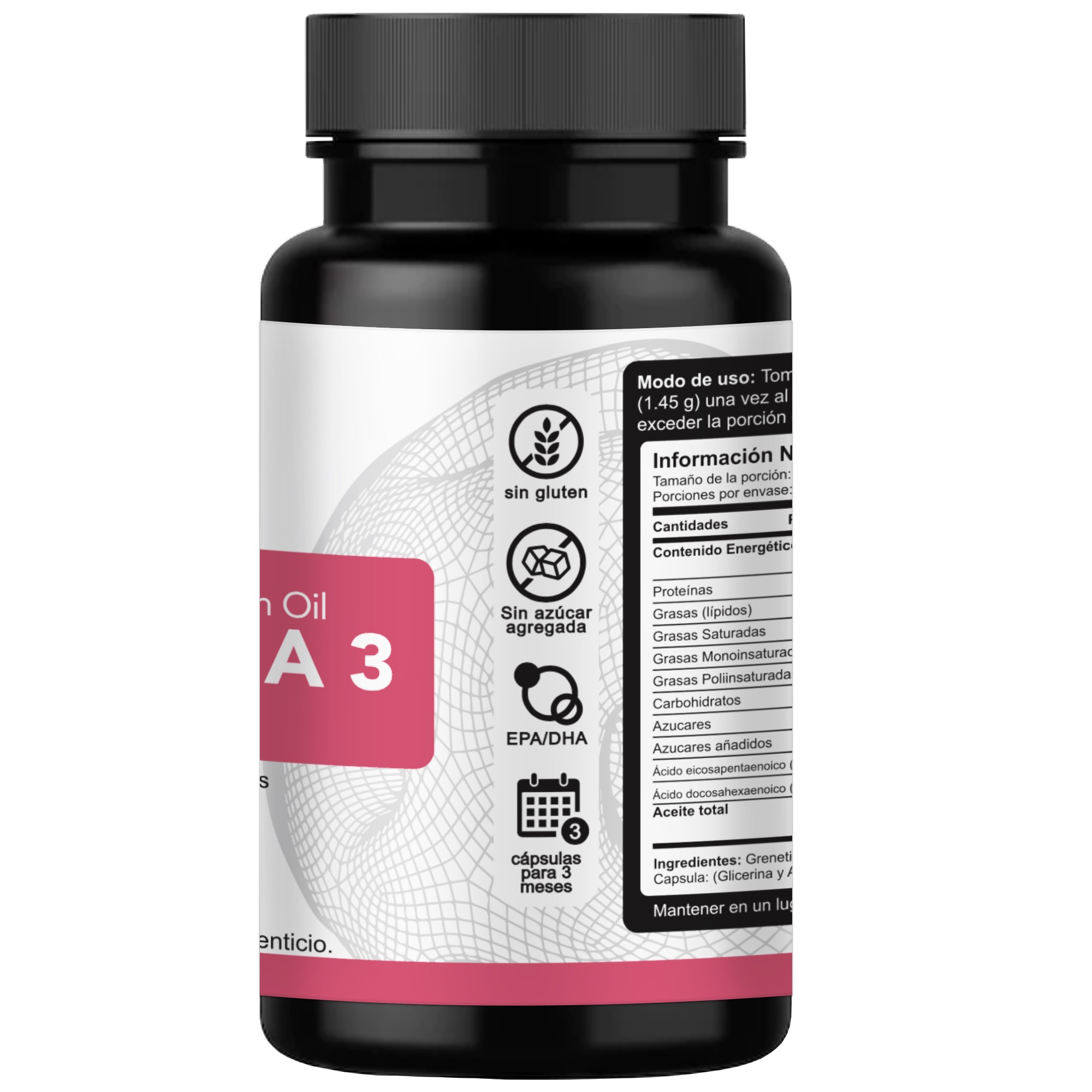 Foto 4 | Suplemento Vnat Omega 3 de 100 Cápsulas
