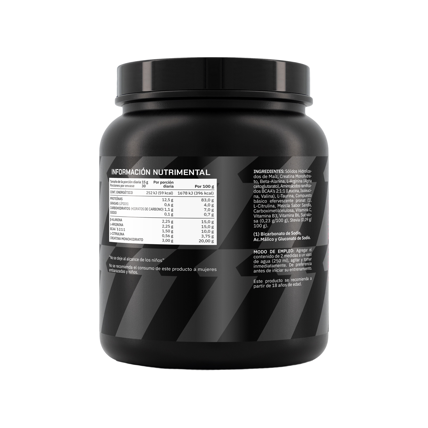 Foto 4 pulgar | Suplemento Preworkout Prowinner Sabor Sandía 450 Gramos