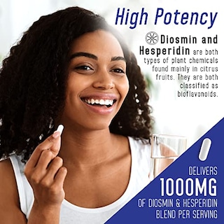 Foto 5 | Suplemento de Diosmina y Hesperidina con Vitaminas - 1000 Mg - 180 cápsulas