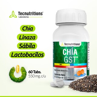 Foto 2 | Suplemento Tecnutritions Chía GST