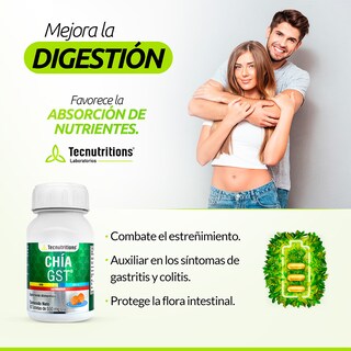 Foto 3 | Suplemento Tecnutritions Chía GST