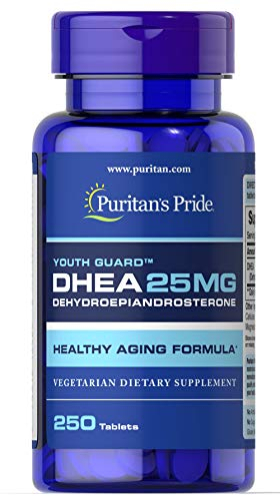 Foto 2 pulgar | Suplemento Puritan's Pride Dhea Antienvejecimiento 25 Mg 250 Comprimidos - Venta Internacional.