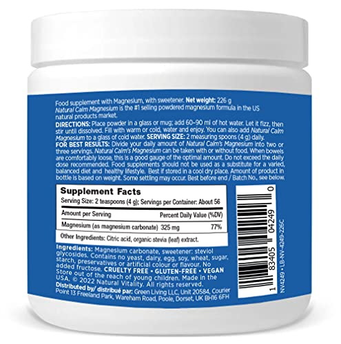 Foto 4 pulgar | Suplemento Natural Vitality Calm 226 G-Venta Internacional