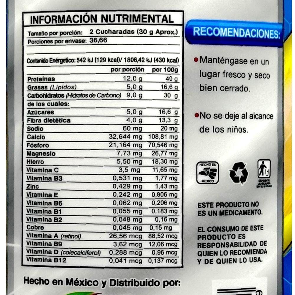 Foto 3 pulgar | Suplemento Supra Naturals Kids Shake Vainilla 1.1 Kg