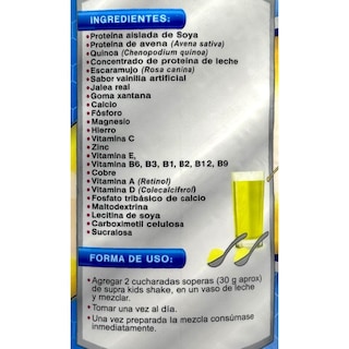 Foto 4 | Suplemento Supra Naturals Kids Shake Vainilla 1.1 Kg