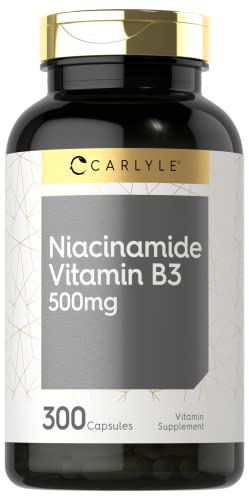 Foto 2 pulgar | Suplemento Carlyle Niacinamide Vitamina B3 300 Tabletas-Venta Internacional