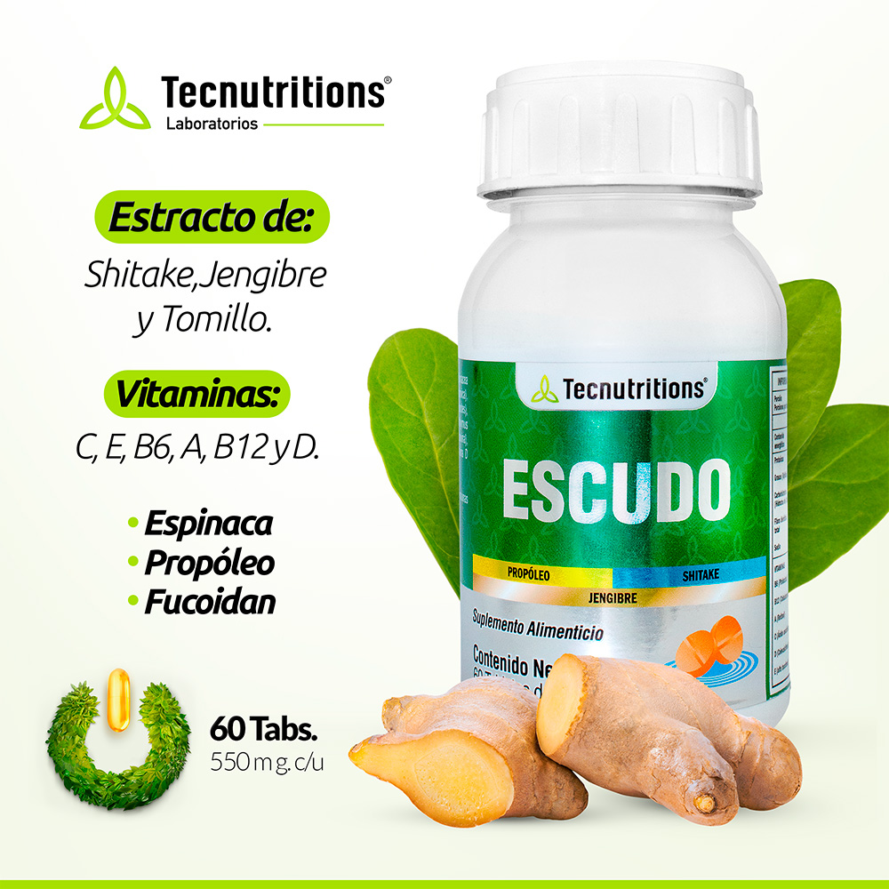 Foto 3 pulgar | Suplemento Tecnutritions Escudo