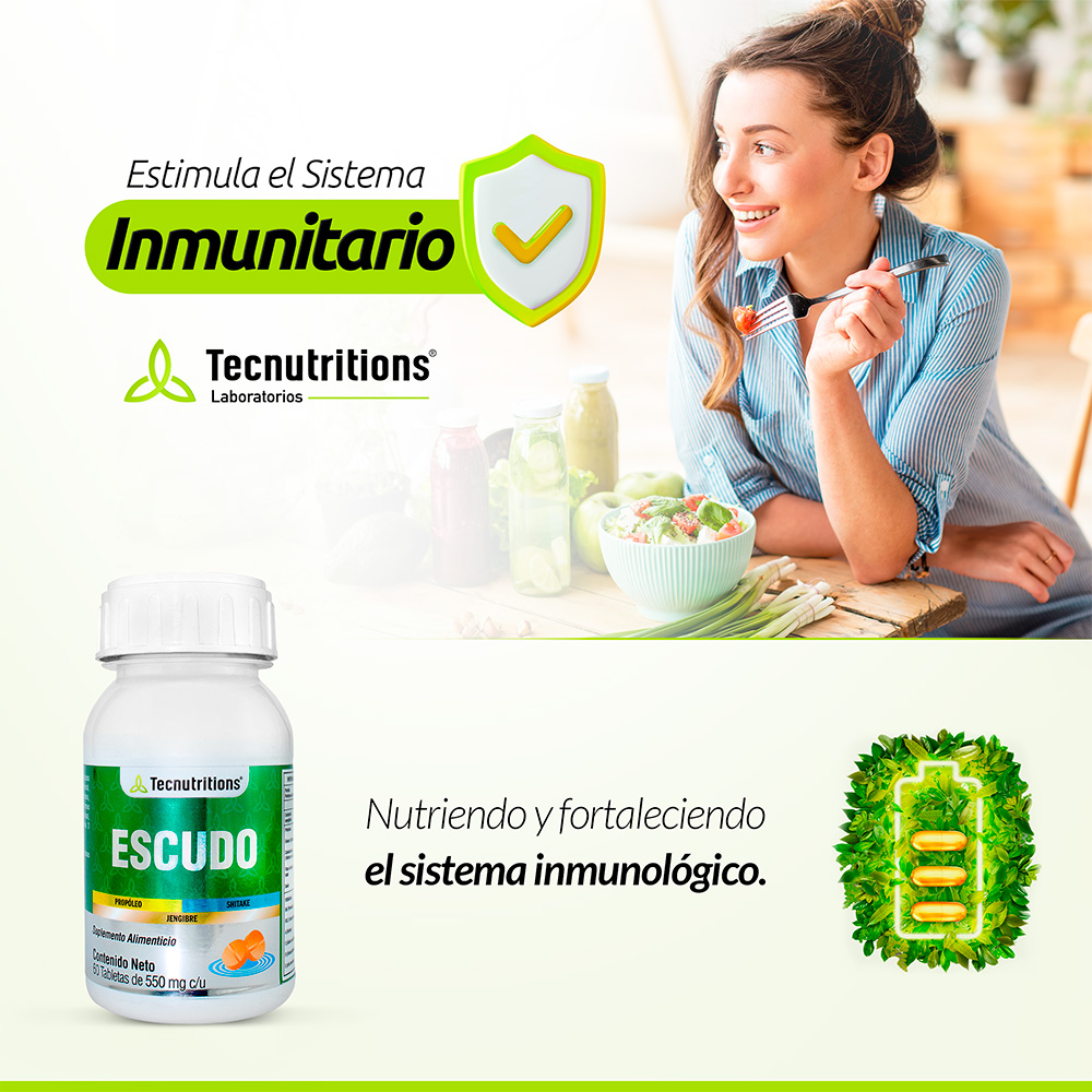 Foto 4 pulgar | Suplemento Tecnutritions Escudo