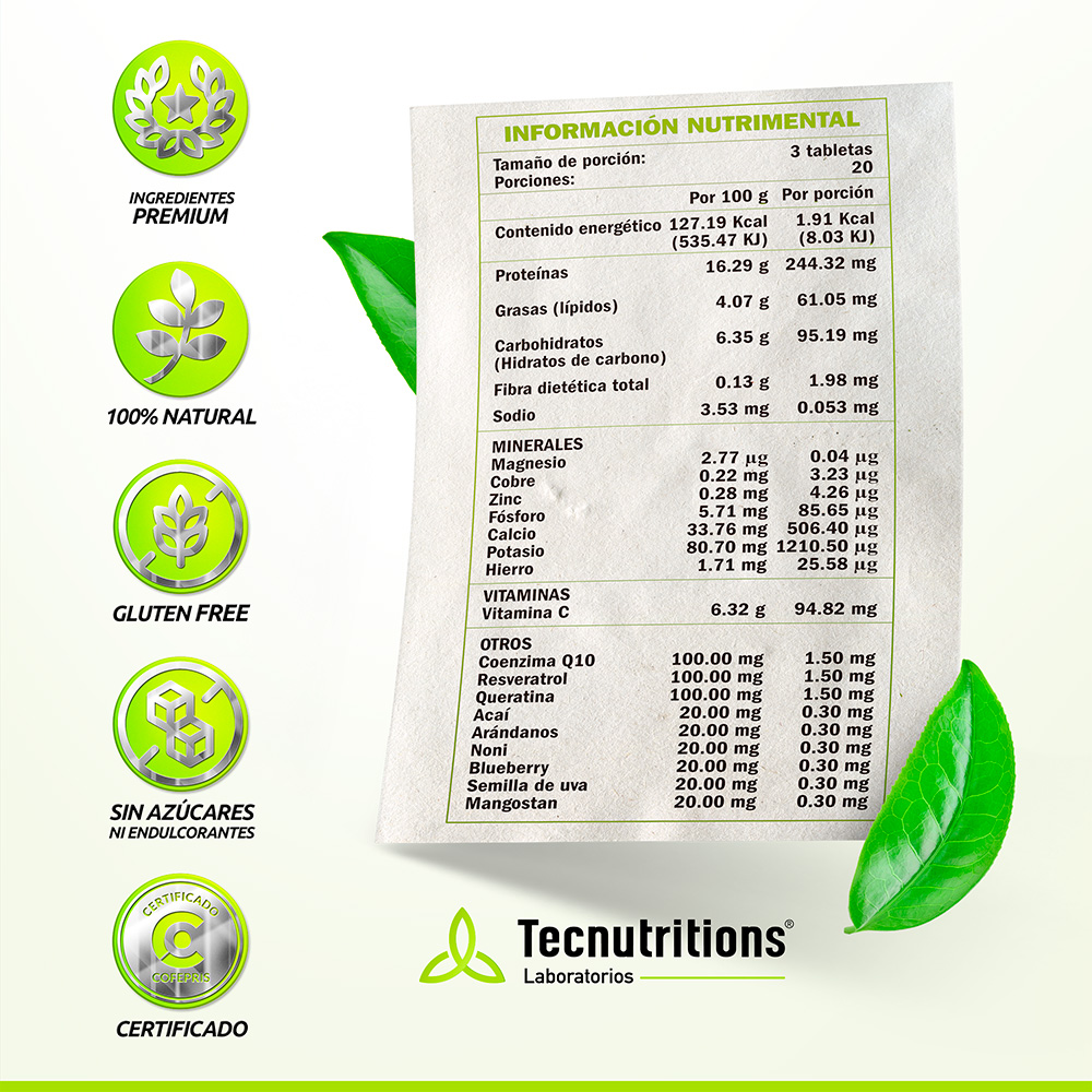 Foto 6 pulgar | Suplemento Tecnutritions Colagein Gold Q10