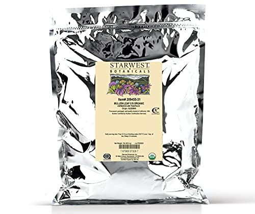 Foto 2 pulgar | Té de Hojas Sueltas Starwest Botanicals Hoja De Gordolobo Orgánica - Venta Internacional