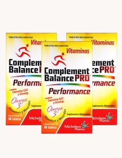 Foto 1 | Complemento Vitamínico Michelson Pharma Performance Balance Pro con Coenzima Q10 Ginseng y Omega 3