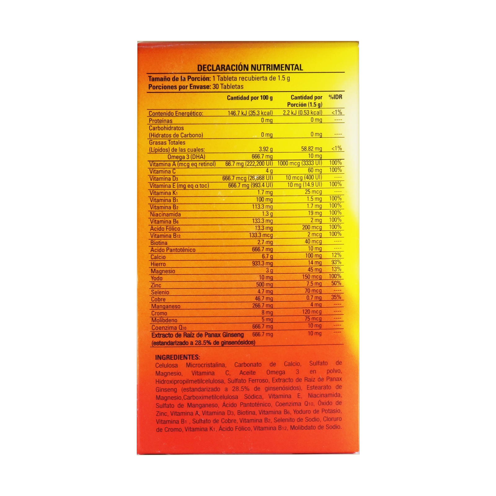 Foto 3 | Complemento Vitamínico Michelson Pharma Performance Balance Pro con Coenzima Q10 Ginseng y Omega 3
