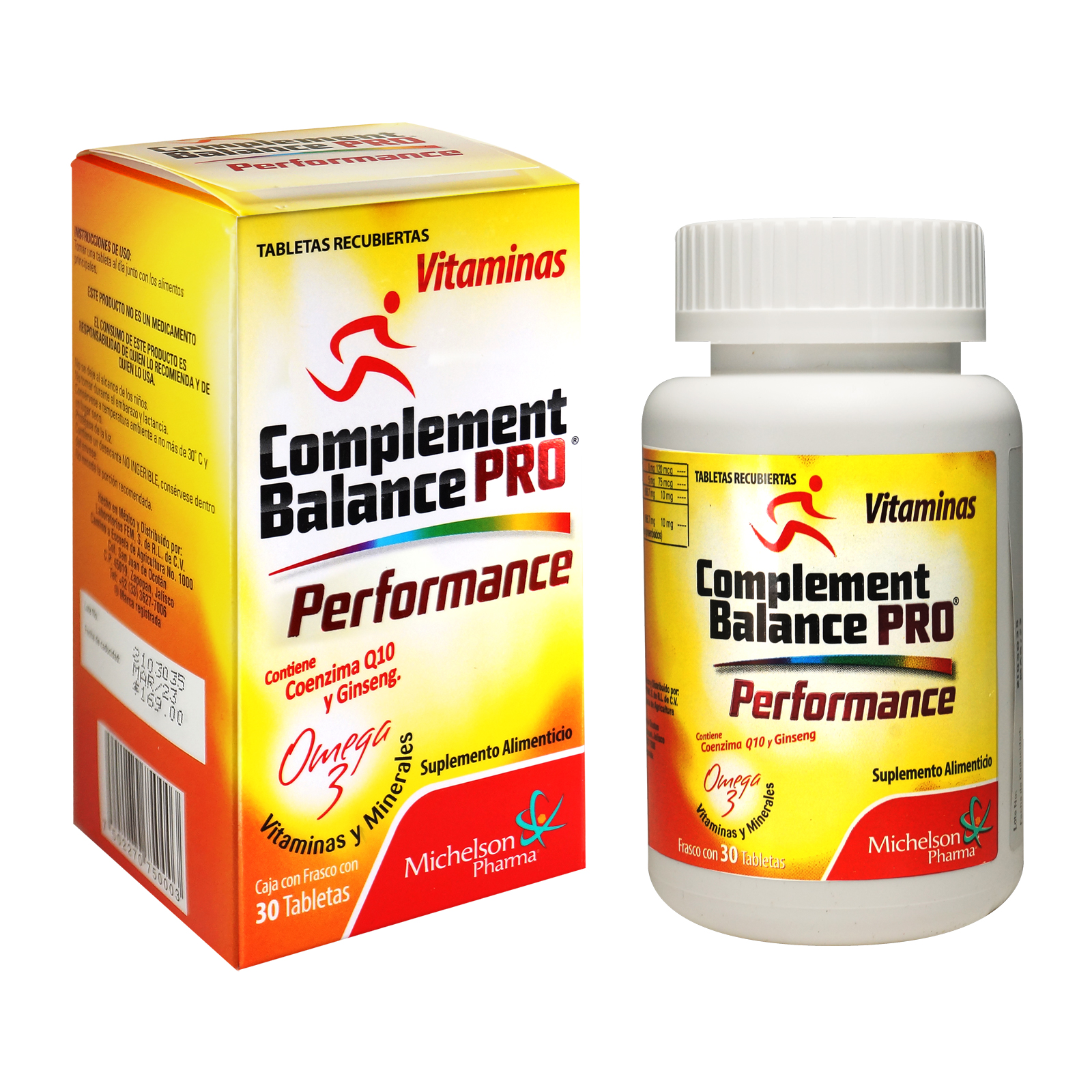 Foto 6 pulgar | Complemento Vitamínico Michelson Pharma Performance Balance Pro con Coenzima Q10 Ginseng y Omega 3