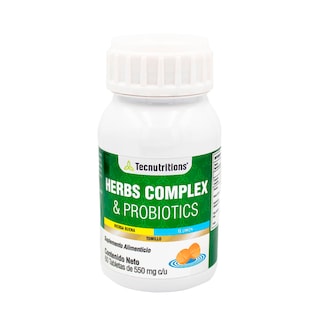 Foto 1 | Suplemento Tecnutritions Herb Complex y Probióticos