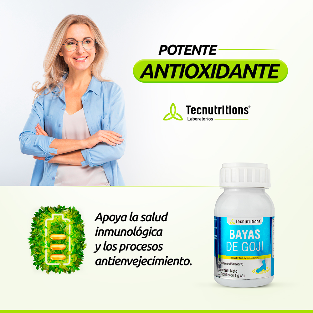 Foto 4 pulgar | Suplemento Tecnutritions Bayas de Goji