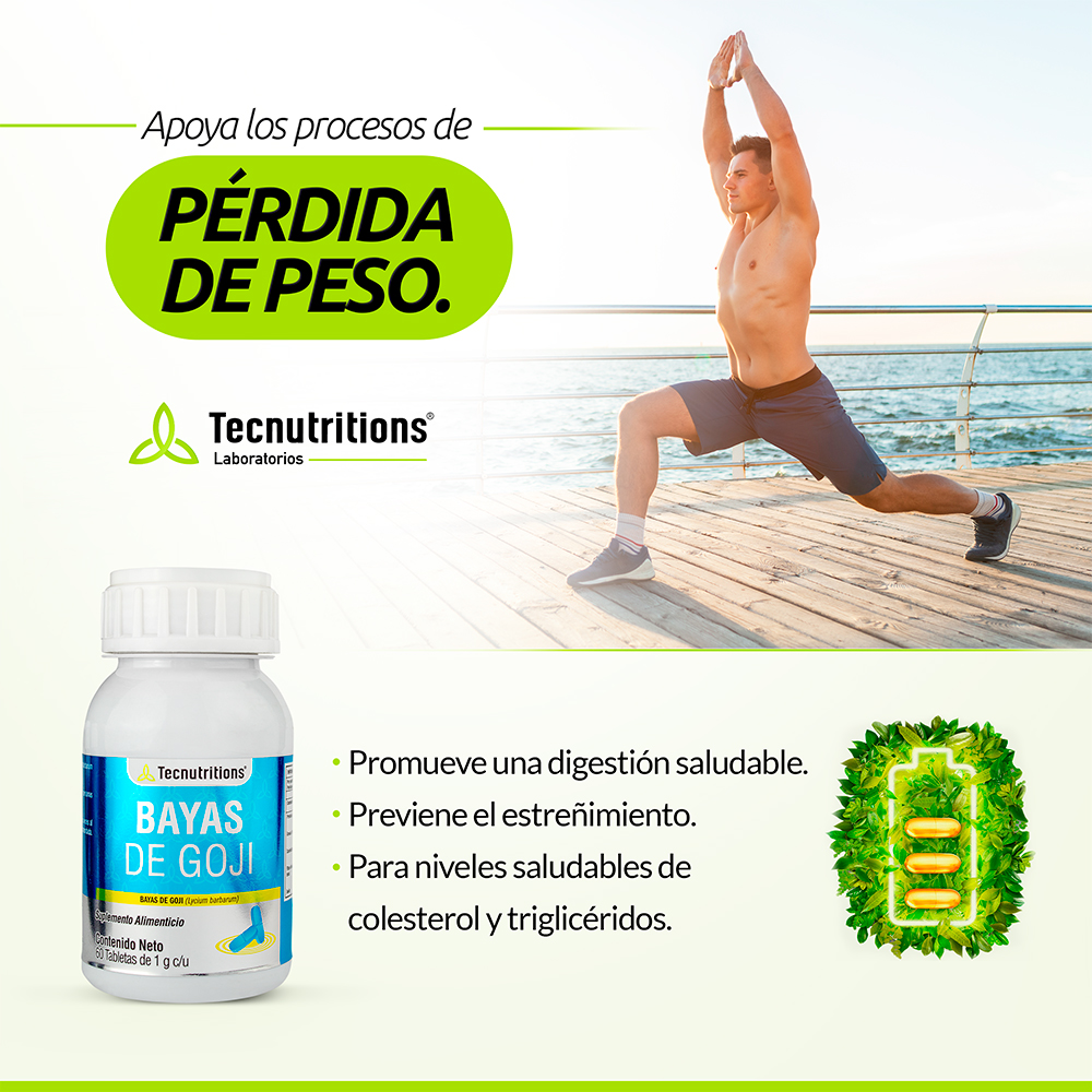 Foto 5 pulgar | Suplemento Tecnutritions Bayas de Goji