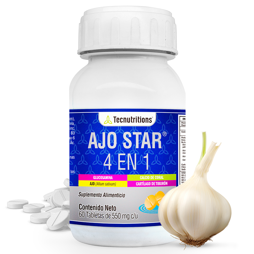 Foto 2 pulgar | Suplemento Tecnutritions Ajo Star 4 en 1