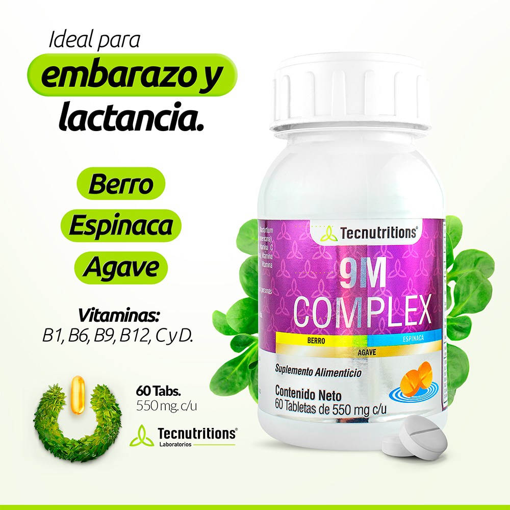 Foto 2 | Suplemento Tecnutritions 9 M Complex