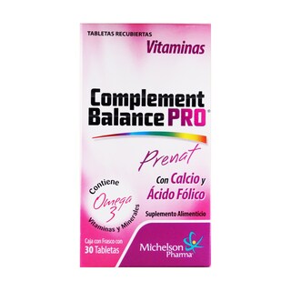 Foto 2 | Prenat Complement Balance Pro Con Calcio Y Ácido Fólico 3 Pack
