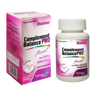 Foto 4 | Prenat Complement Balance Pro Con Calcio Y Ácido Fólico 3 Pack