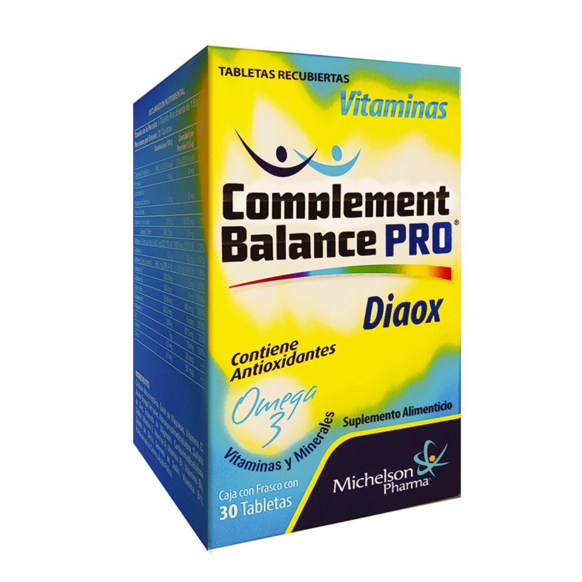 Foto 4 pulgar | Diaox Complement Balance Pro Contiene Antioxidantes Omega 3 Vitaminas Y Minerales 3 Pack