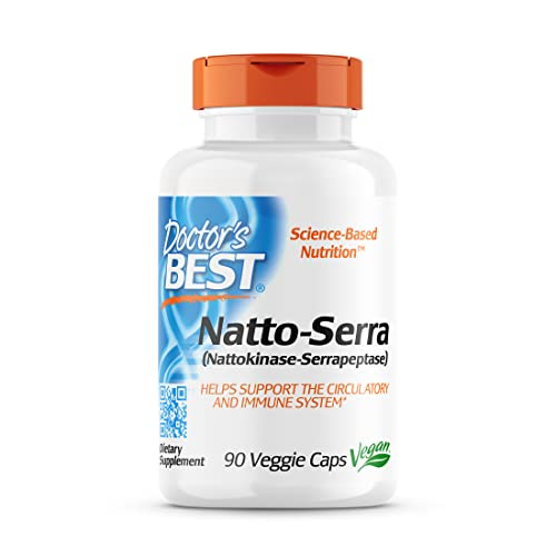 Suplemento Doctor's Best Natto-serra 90 Cápsulas Vegetarianas - Venta Internacional.