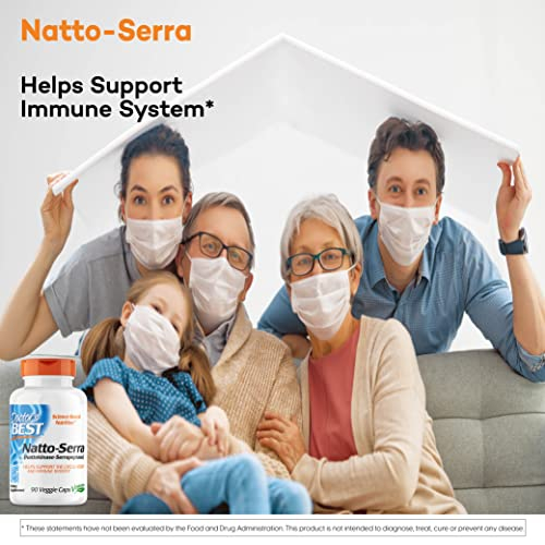 Foto 5 | Suplemento Doctor's Best Natto-serra 90 Cápsulas Vegetarianas - Venta Internacional.