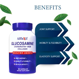 Foto 5 | Suplementos Dietéticos Alflexil Glucosamina Condroitina Msm Col - Venta Internacional.
