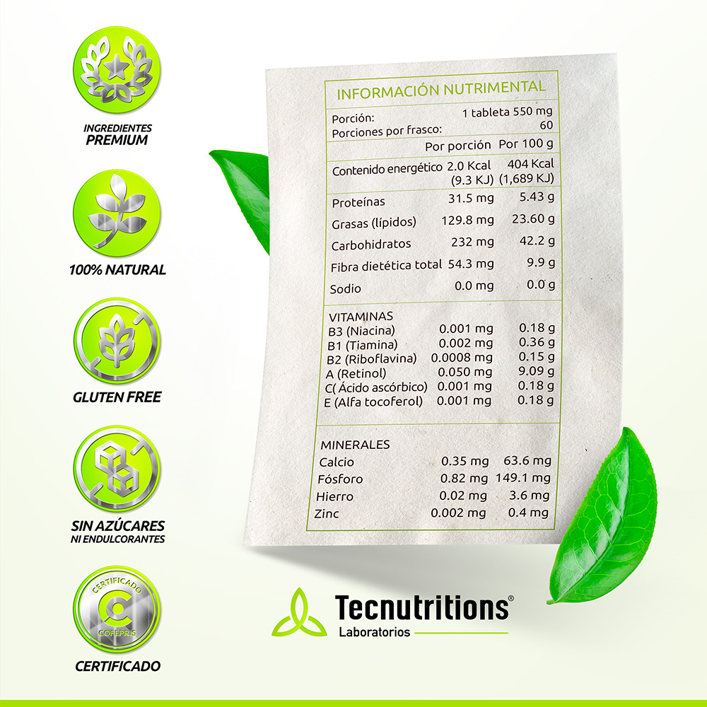 Foto 4 pulgar | Suplemento Tecnutritions Lecitina de Soya 60 Tabletas