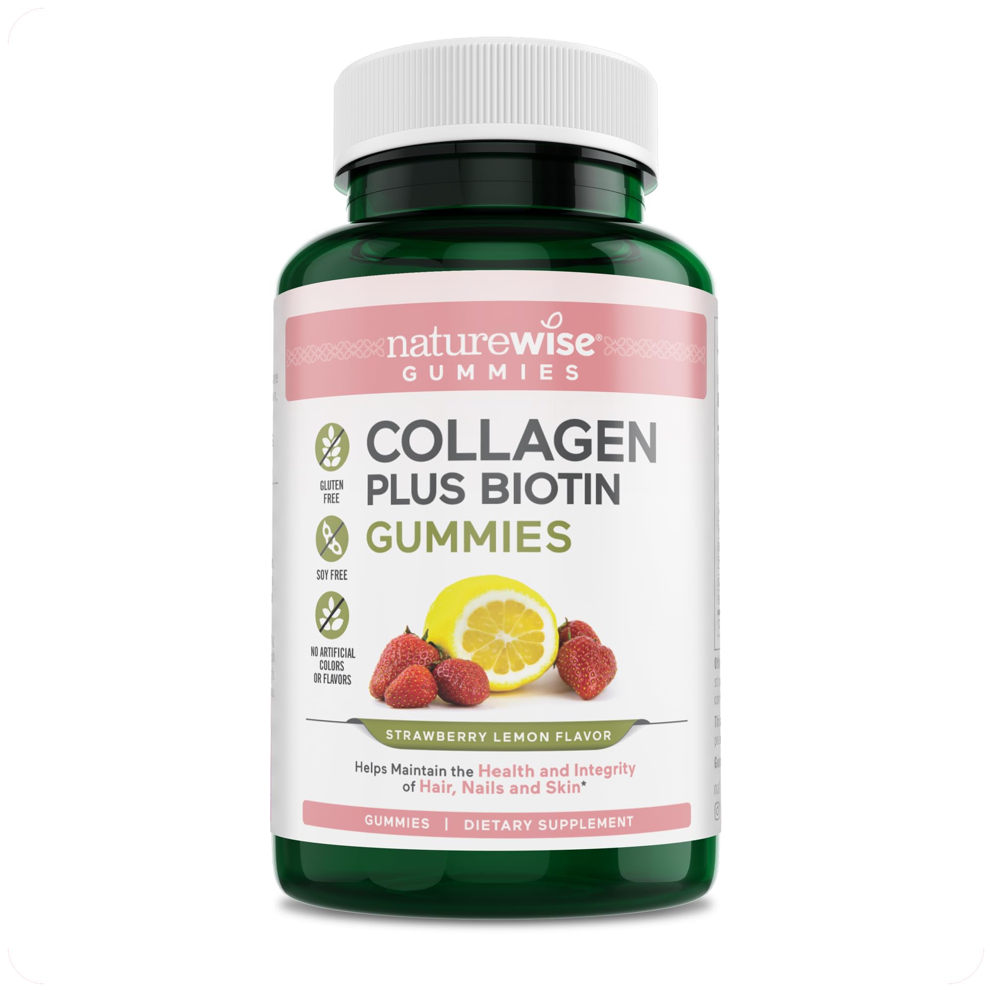 Foto 1 | Complementa Las Gomitas De Colágeno Naturewise Con Biotina, 90 Unidades - Venta Internacional.