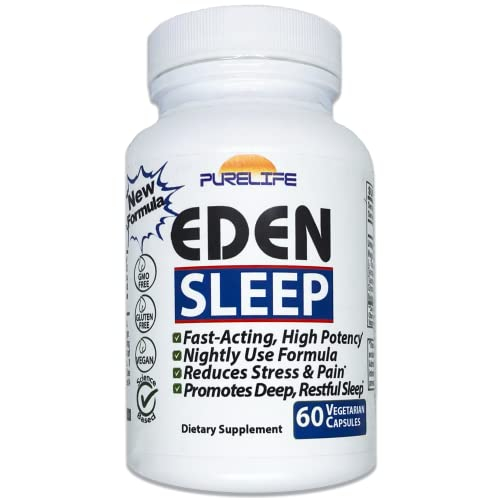 Foto 2 pulgar | Suplemento Purelife Supplements Eden Sleep 60 Cápsulas Veganas - Venta Internacional.