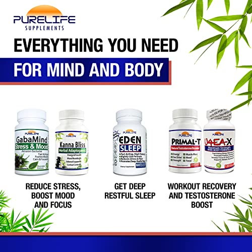 Foto 8 pulgar | Suplemento Purelife Supplements Eden Sleep 60 Cápsulas Veganas - Venta Internacional.