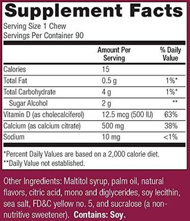 Foto 5 | Suplemento Bariatric Advantage De Citrato De Calcio, 500 Mg, 90 G, Para Masticar - Venta Internacional.