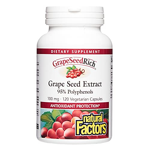 Foto 2 pulgar | Suplemento Natural Factors Con Semillas De Uva Ricas En Semillas De Uva, 120 Cápsulas - Venta Internacional.