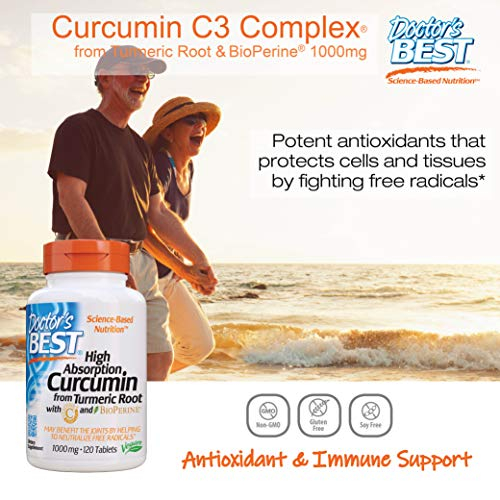 Foto 6 pulgar | Suplemento Doctor's Best Curcumina A Partir De Cúrcuma 1000 Mg 120 T - Venta Internacional.